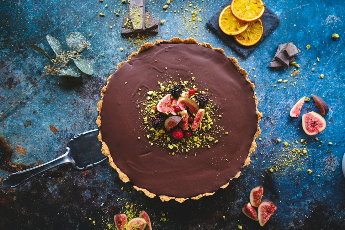 Tarta de Chocolate e Higos